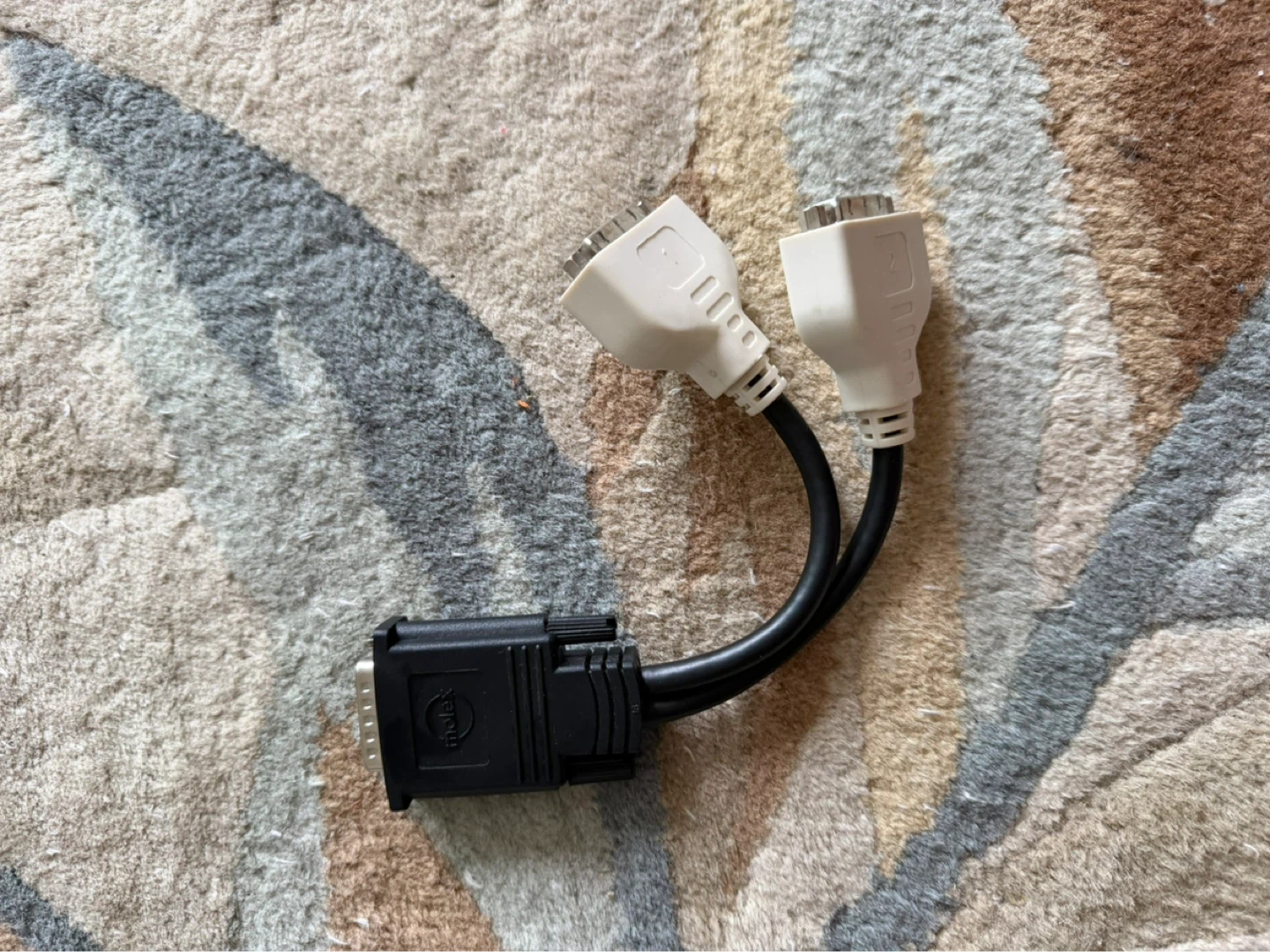DMS-59 Male to Dual DVI Female Converter Splitter Cable - photo 2