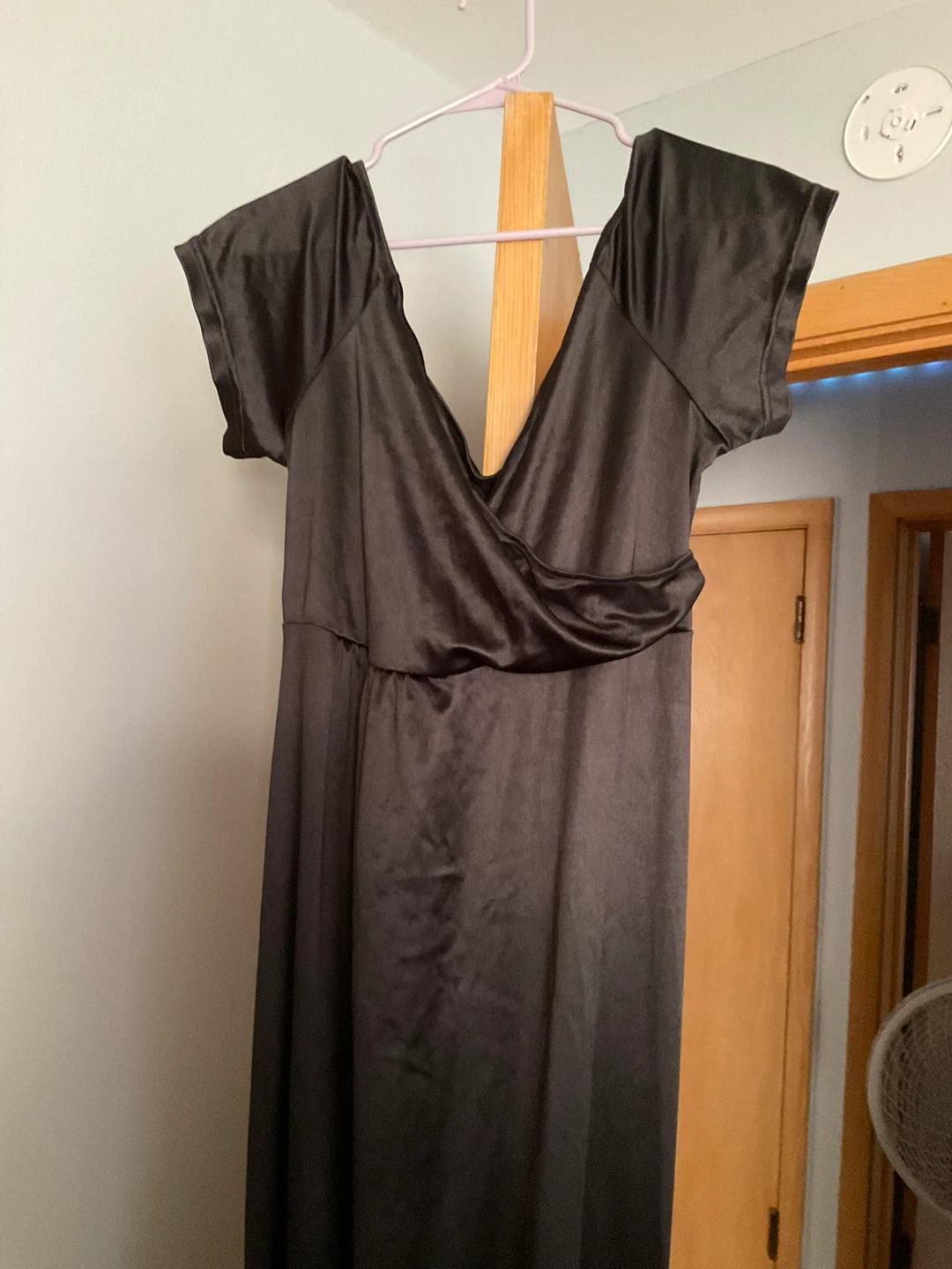 Black Maxi Dress with Slit