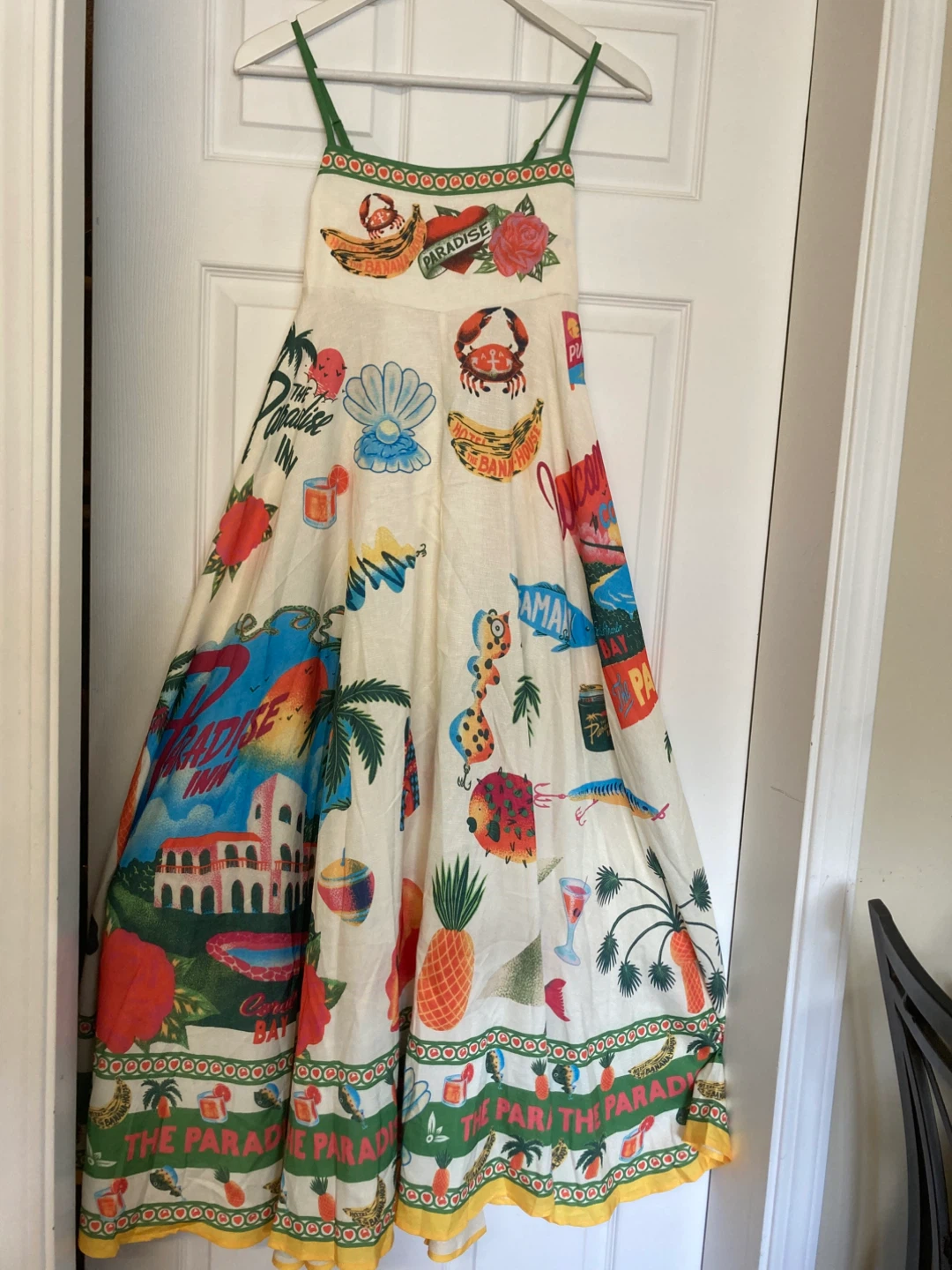 Women's Paradise Print Maxi Dress