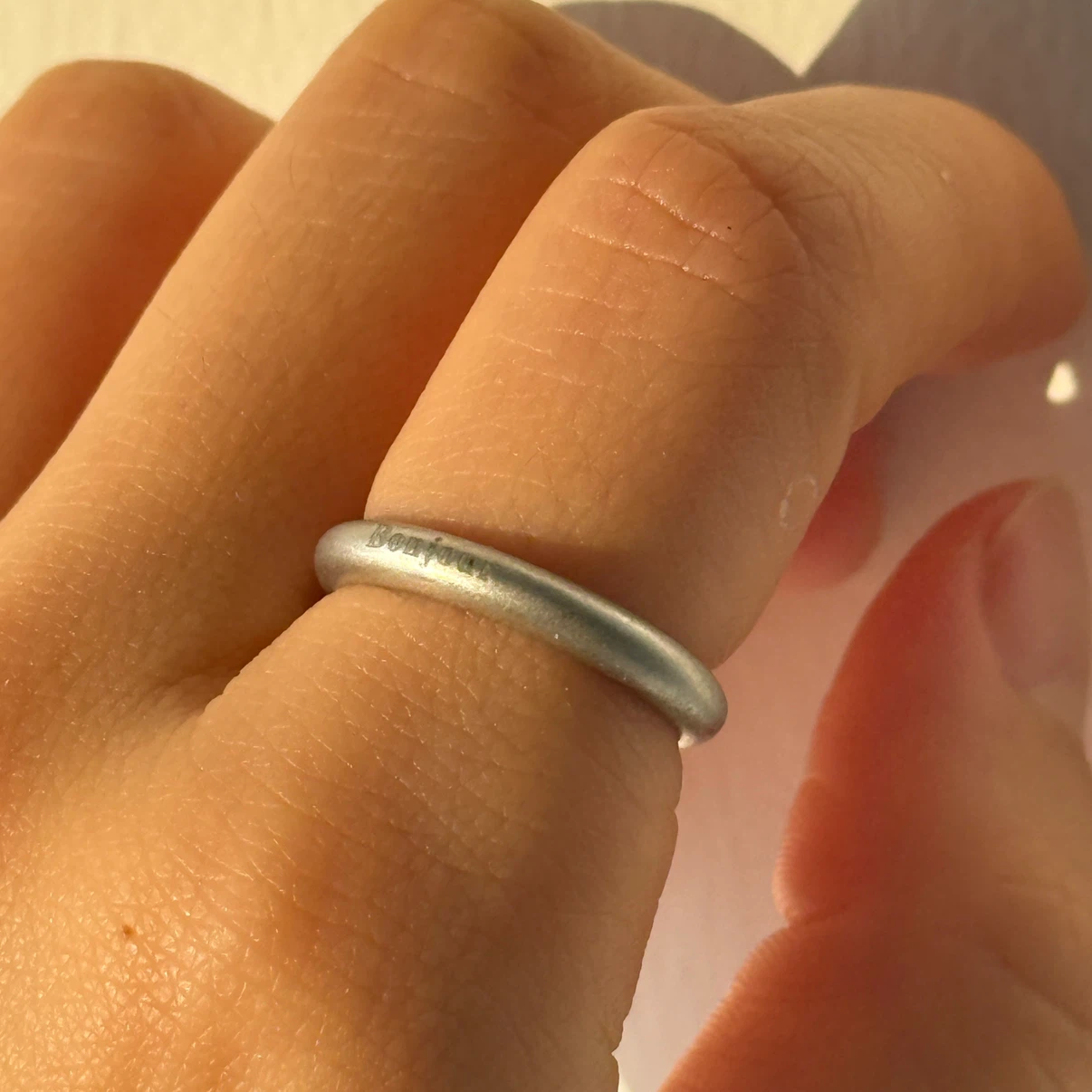 Bonjour brass ring