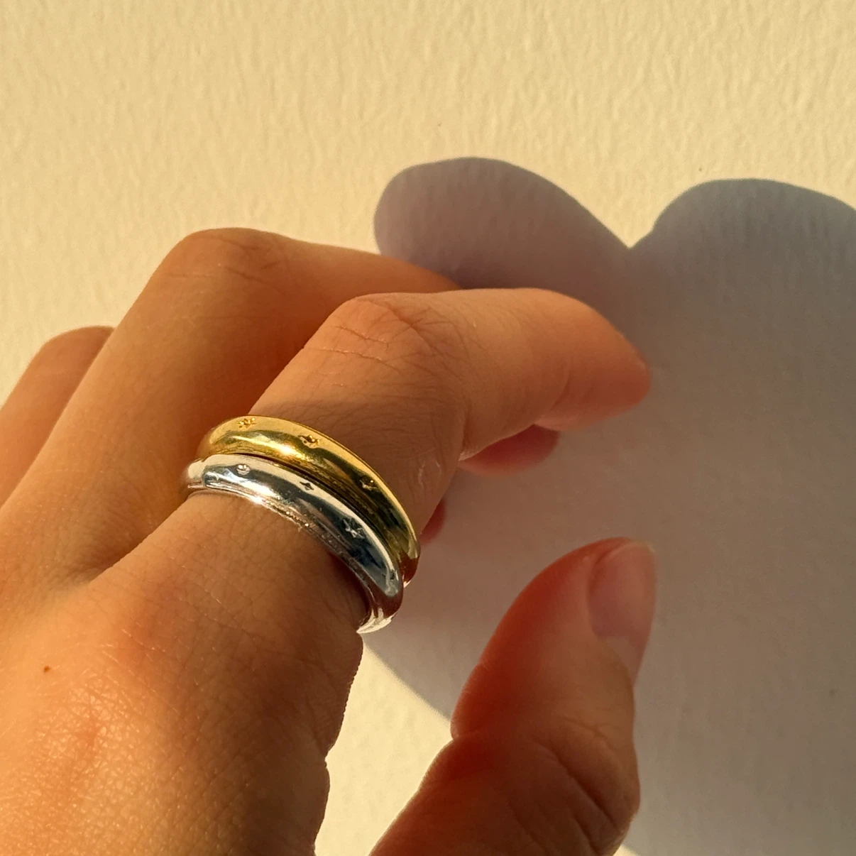 Brass star ring