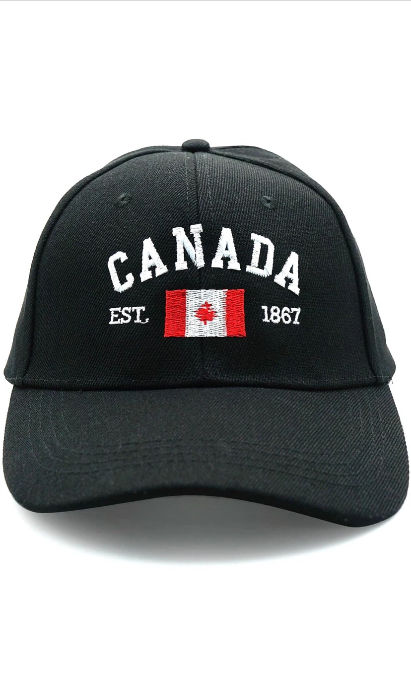 Black Canada Est. 1867 Baseball Cap - photo 3