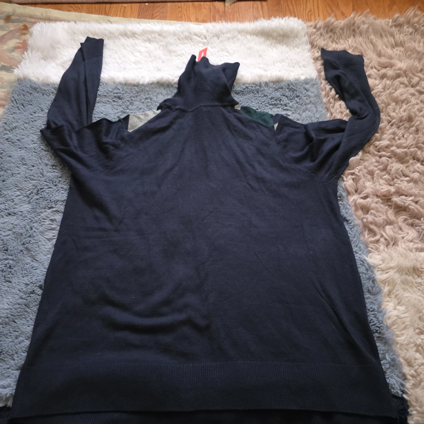 Men's 1X Argyle Turtleneck Sweater - photo 4