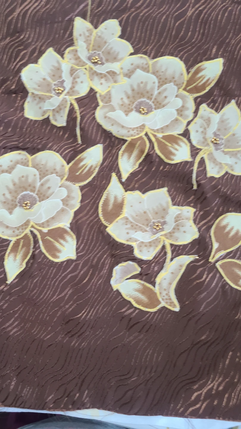 Embroidered Fabric Appliques - Floral Designs
