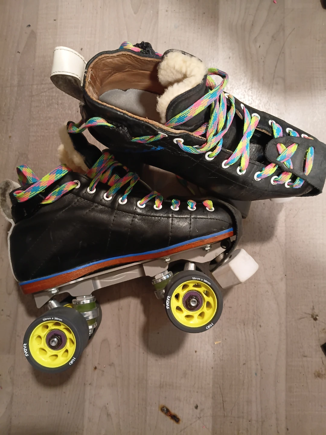 Riedell Blue Streak RS Roller Skates Size 7