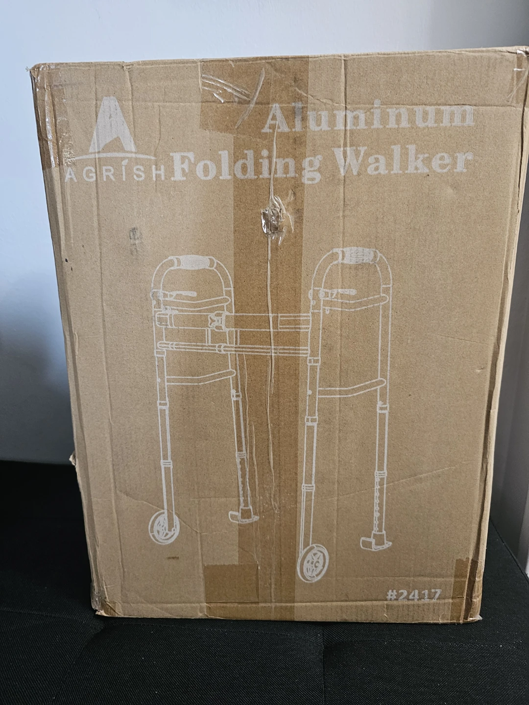 AGRISH Aluminum Folding Walker