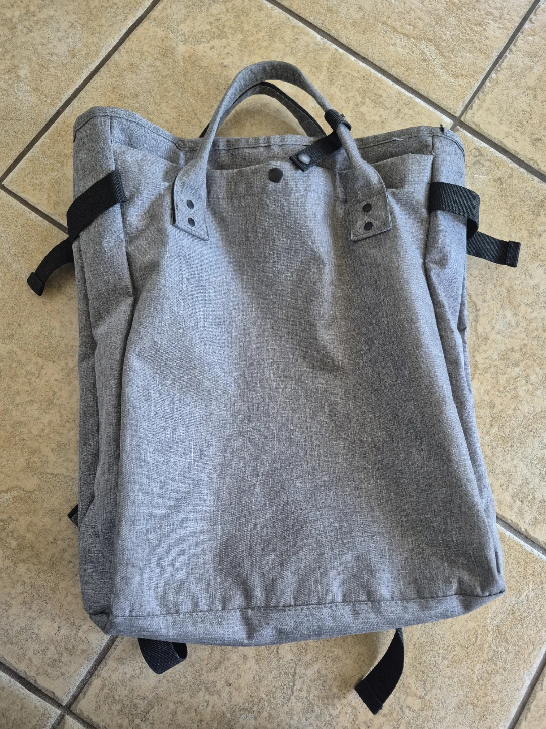 Grey Backpack/Tote Bag