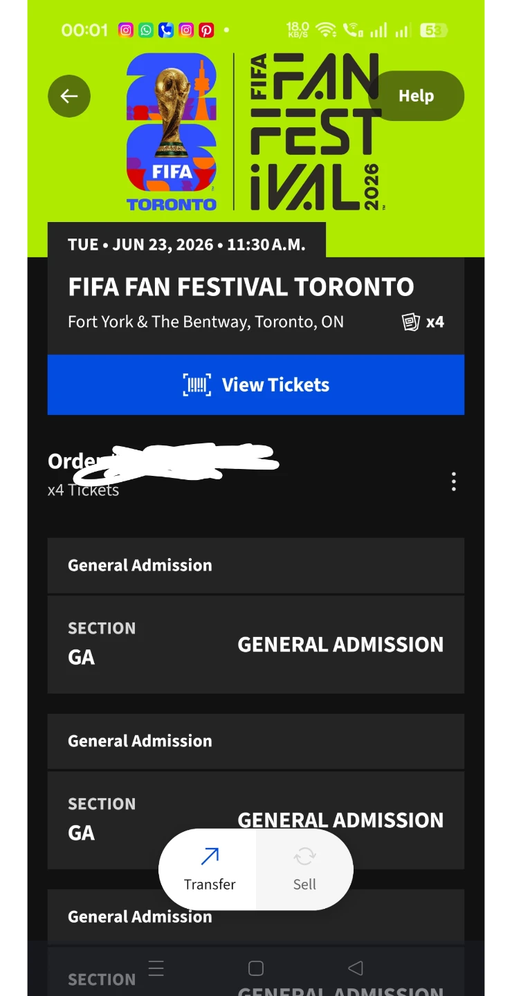 FIFA Fan Fest 2026- June 23, 26, July 4, July 18