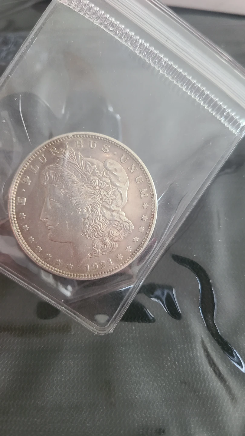 1921 Morgan Silver Dollar Coin - photo 2