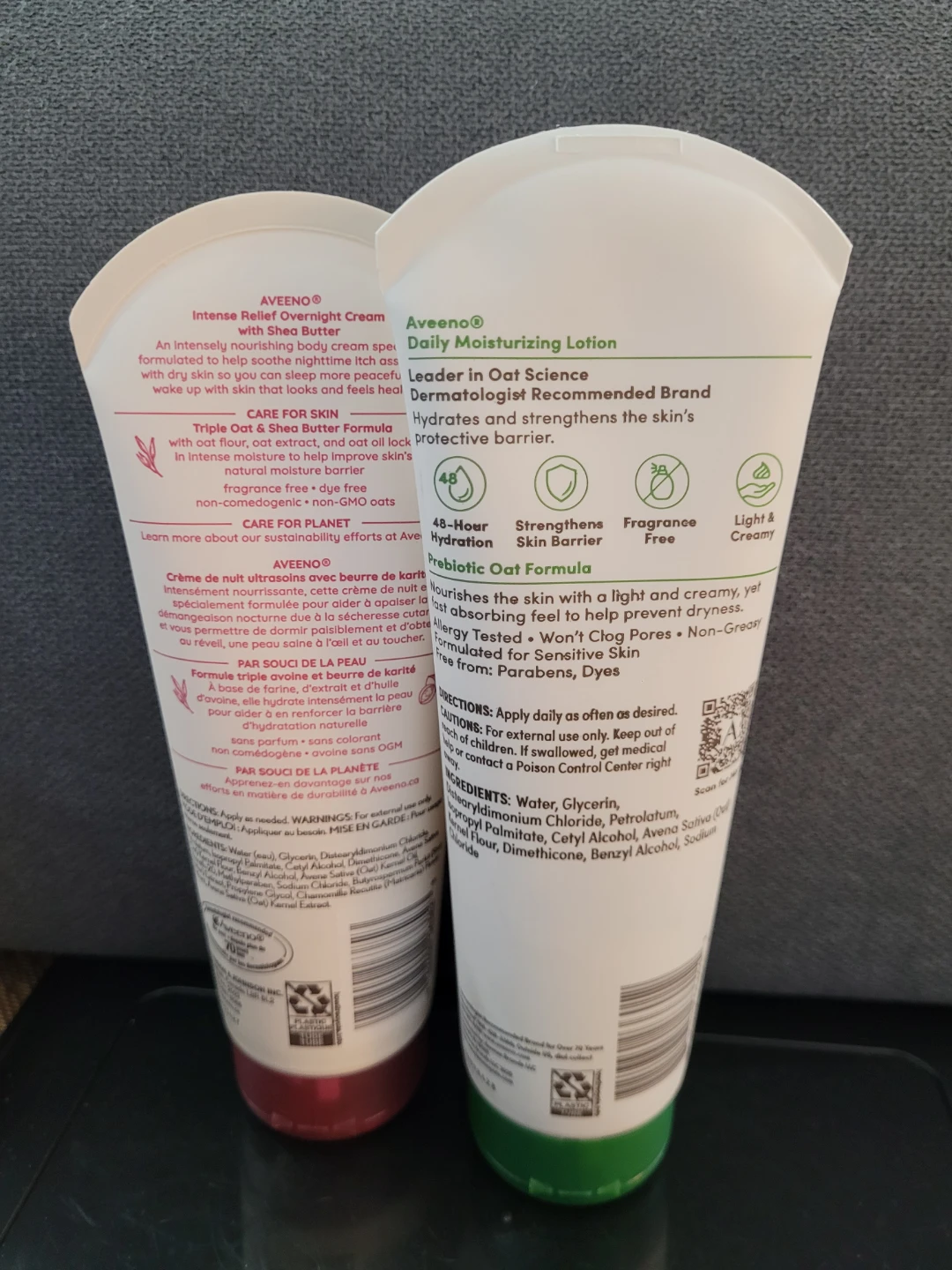 Aveeno Moisturizing Lotion & Intense Relief Overnight Cream - photo 2