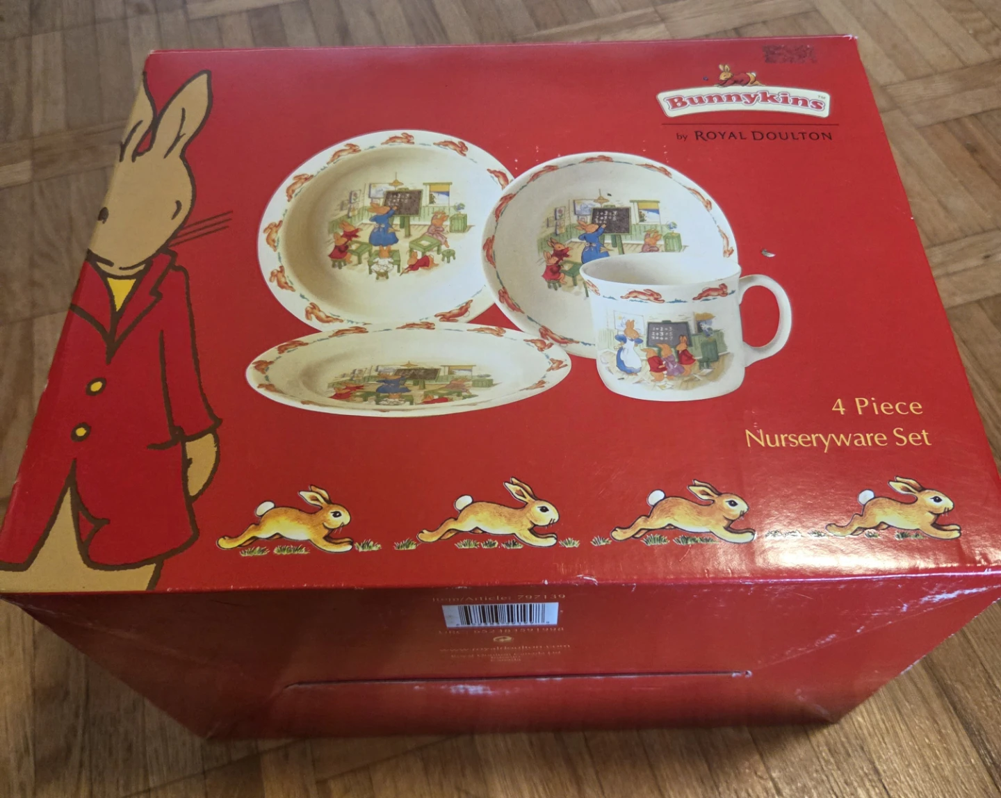 Royal Doulton Bunnykins 4 Piece Nurseryware Set