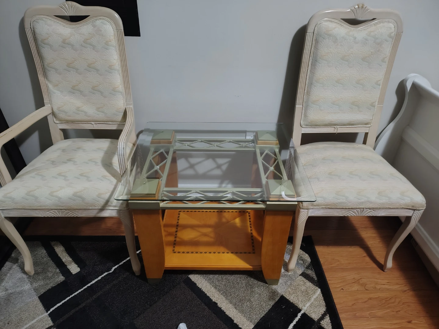 Set of 2 Chairs and 1 Coffee Table - photo 2
