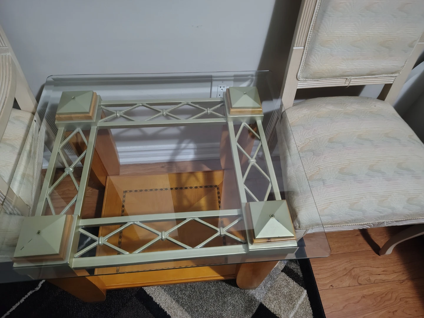 Set of 2 Chairs and 1 Coffee Table - photo 3