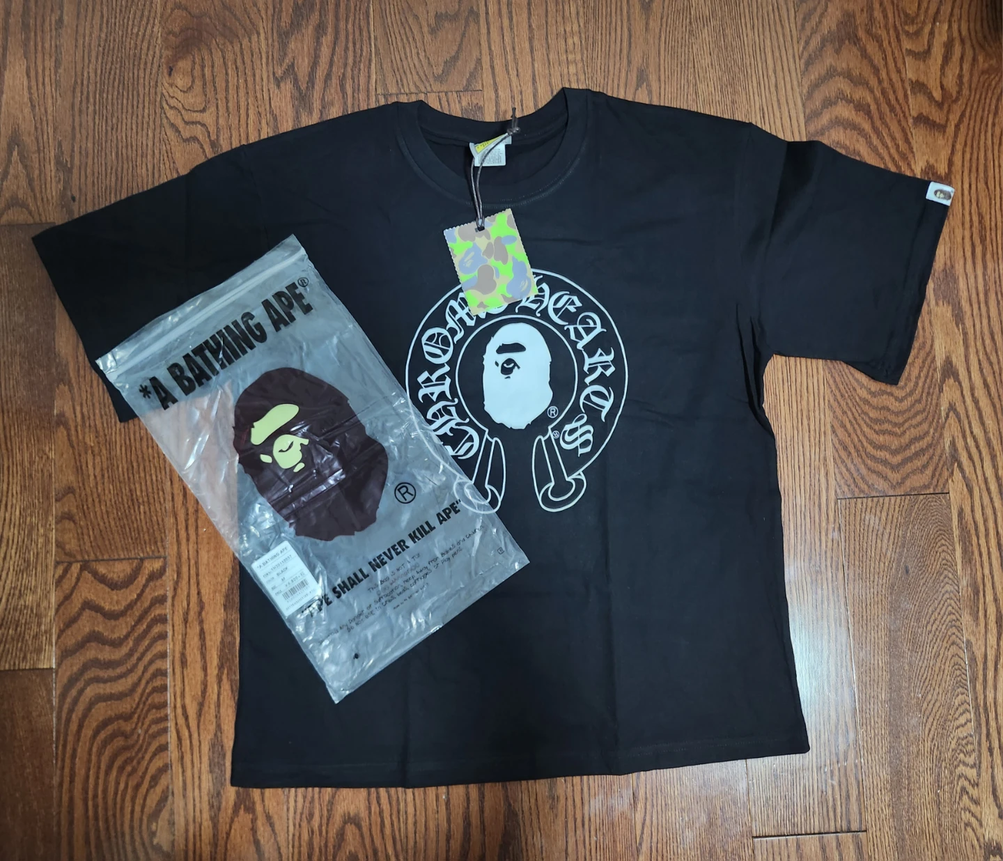 Chrome hearts bape tee