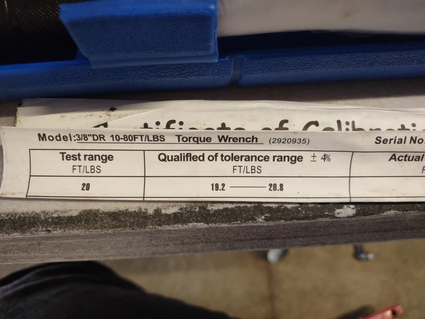 3/8" DR Torque Wrench 10-80 FT/LBS - photo 2