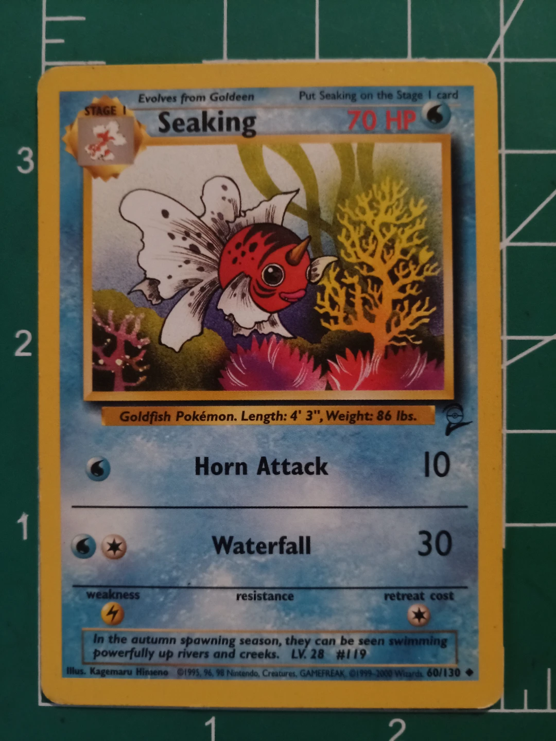 Pokemon Seaking Card