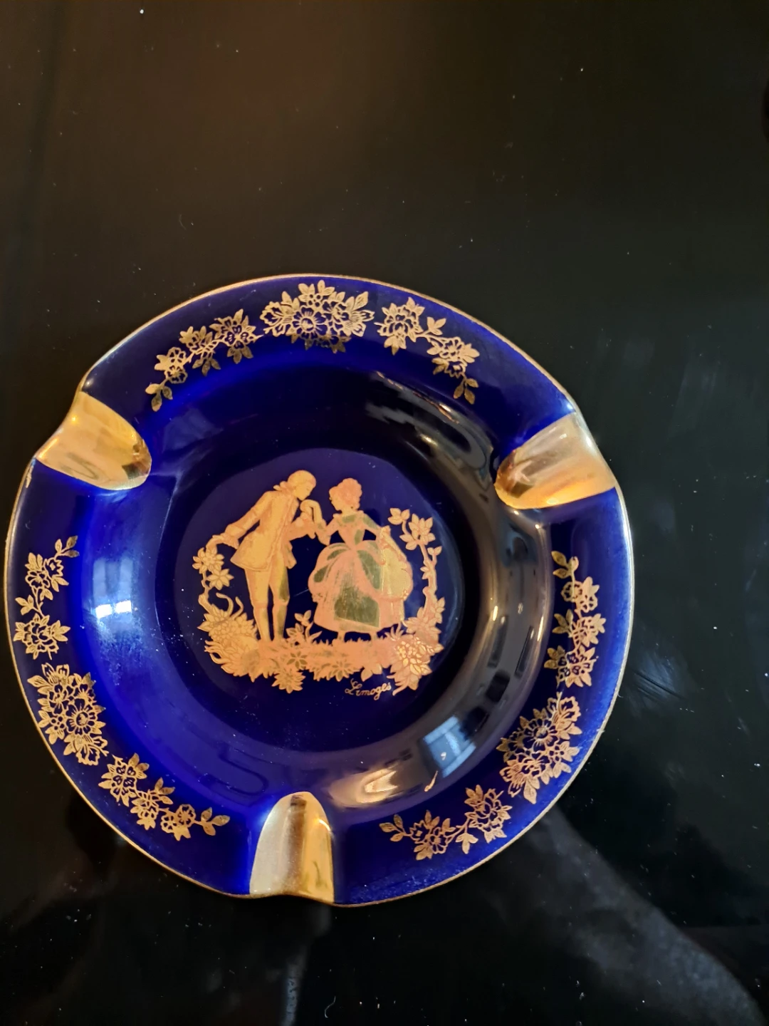 Limoges Porcelain Ashtray
