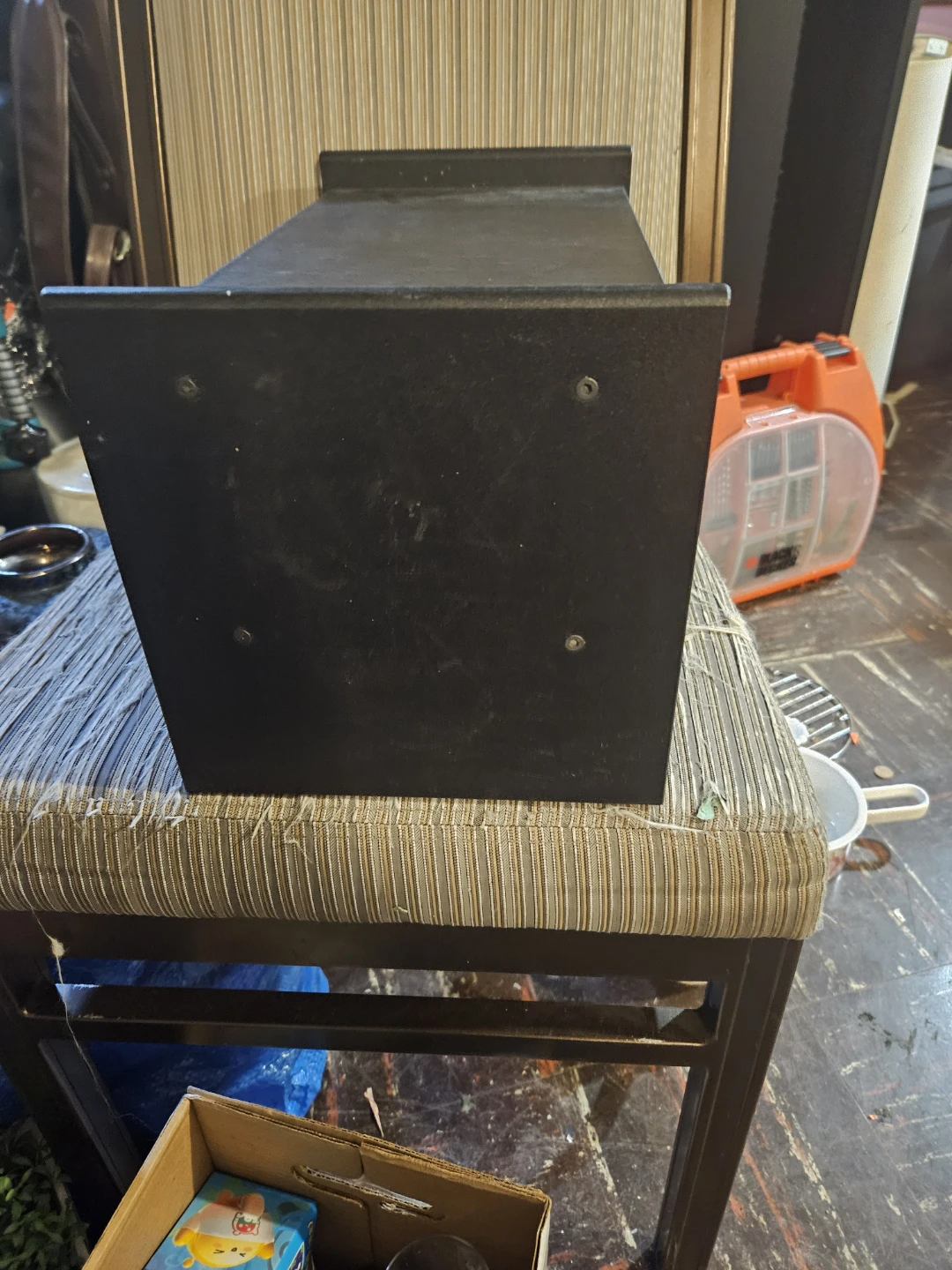 Black 2-Tier Shelf Unit - photo 3