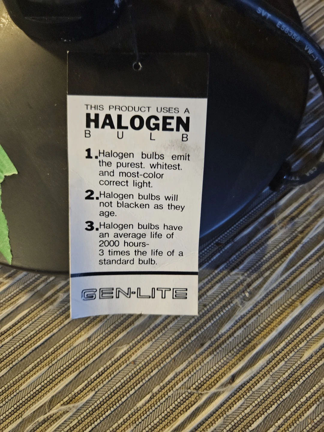GEN-LITE Halogen Desk Lamp - photo 3