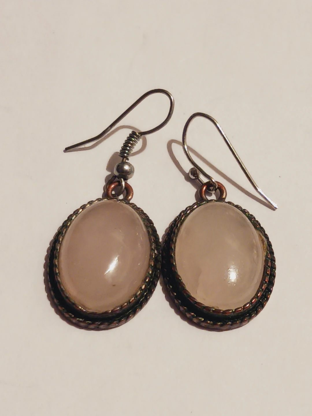 Rose Quartz Dangle Earrings