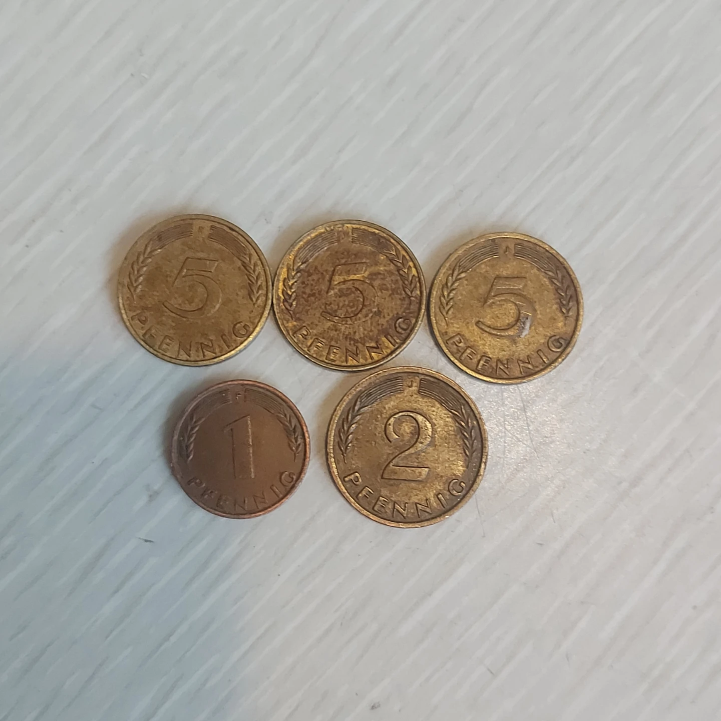 Germany Pfennig Coins (1949-1950) - photo 2
