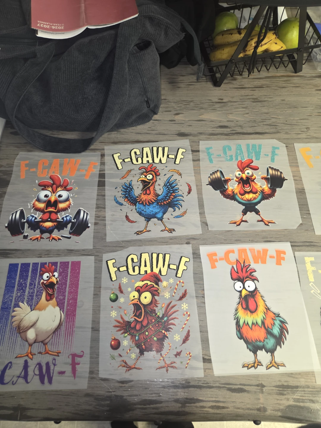 F-CAW-F iron on decals