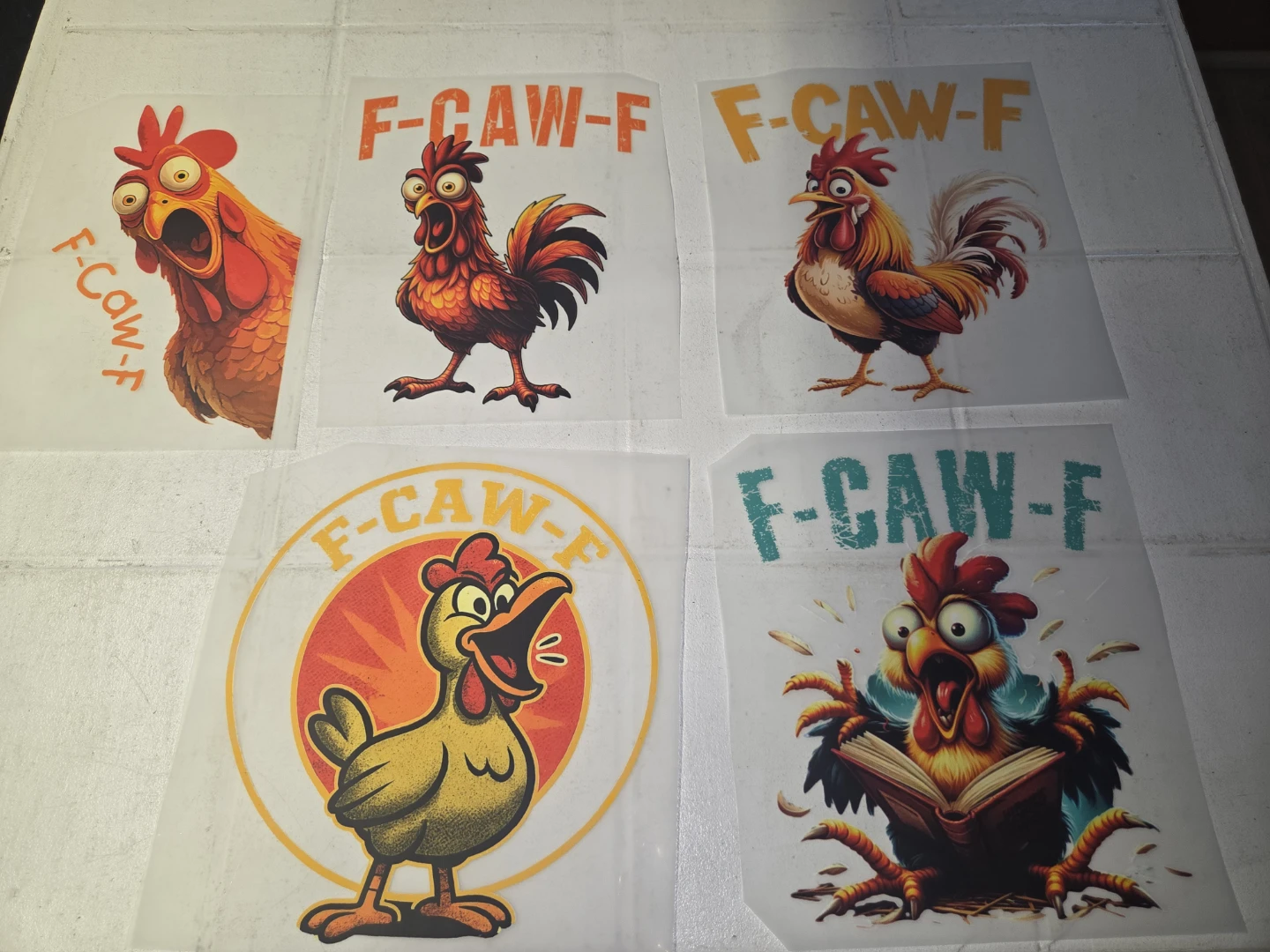 F-CAW-F iron on decals - photo 2