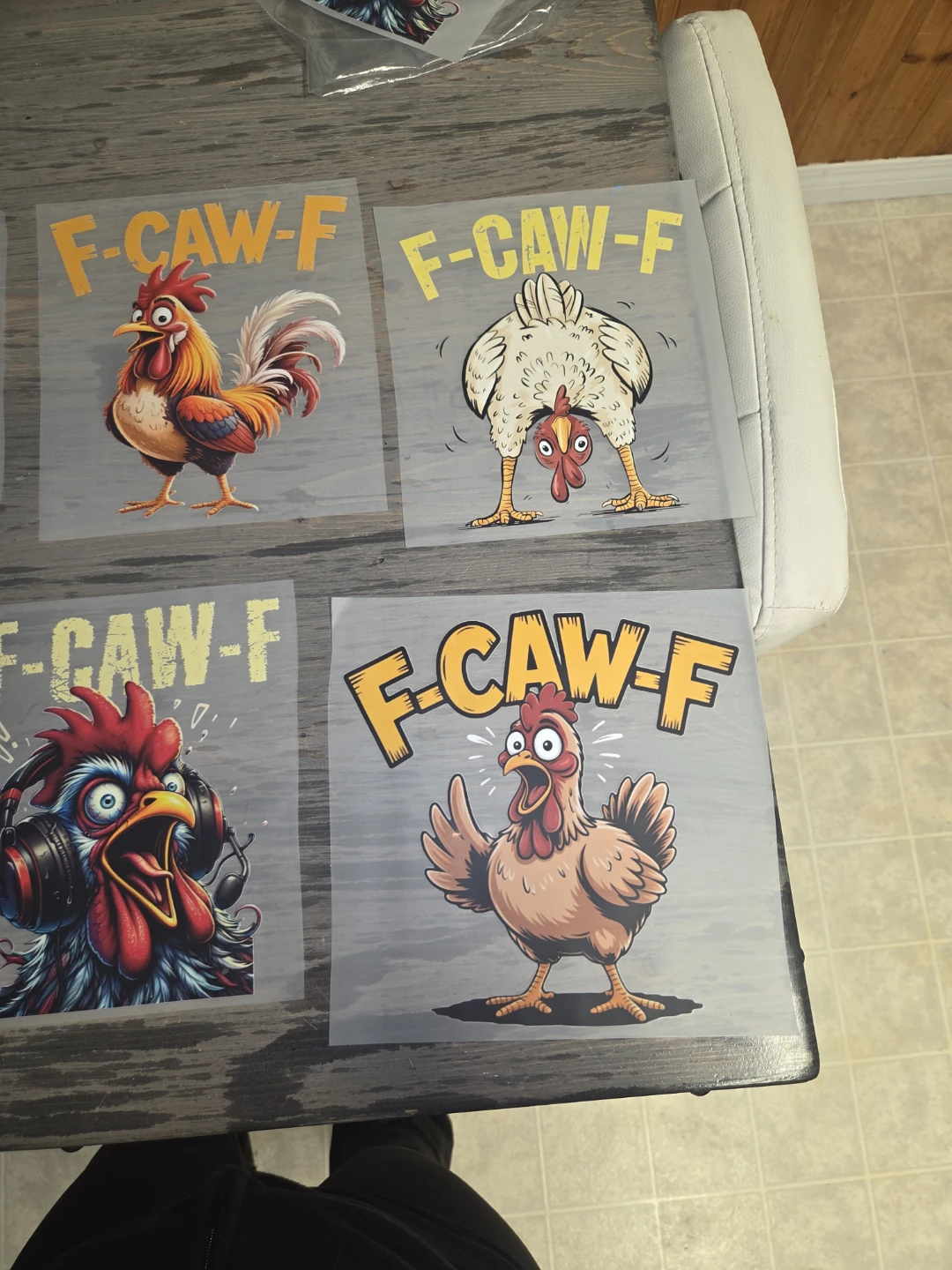 F-CAW-F iron on decals - photo 4