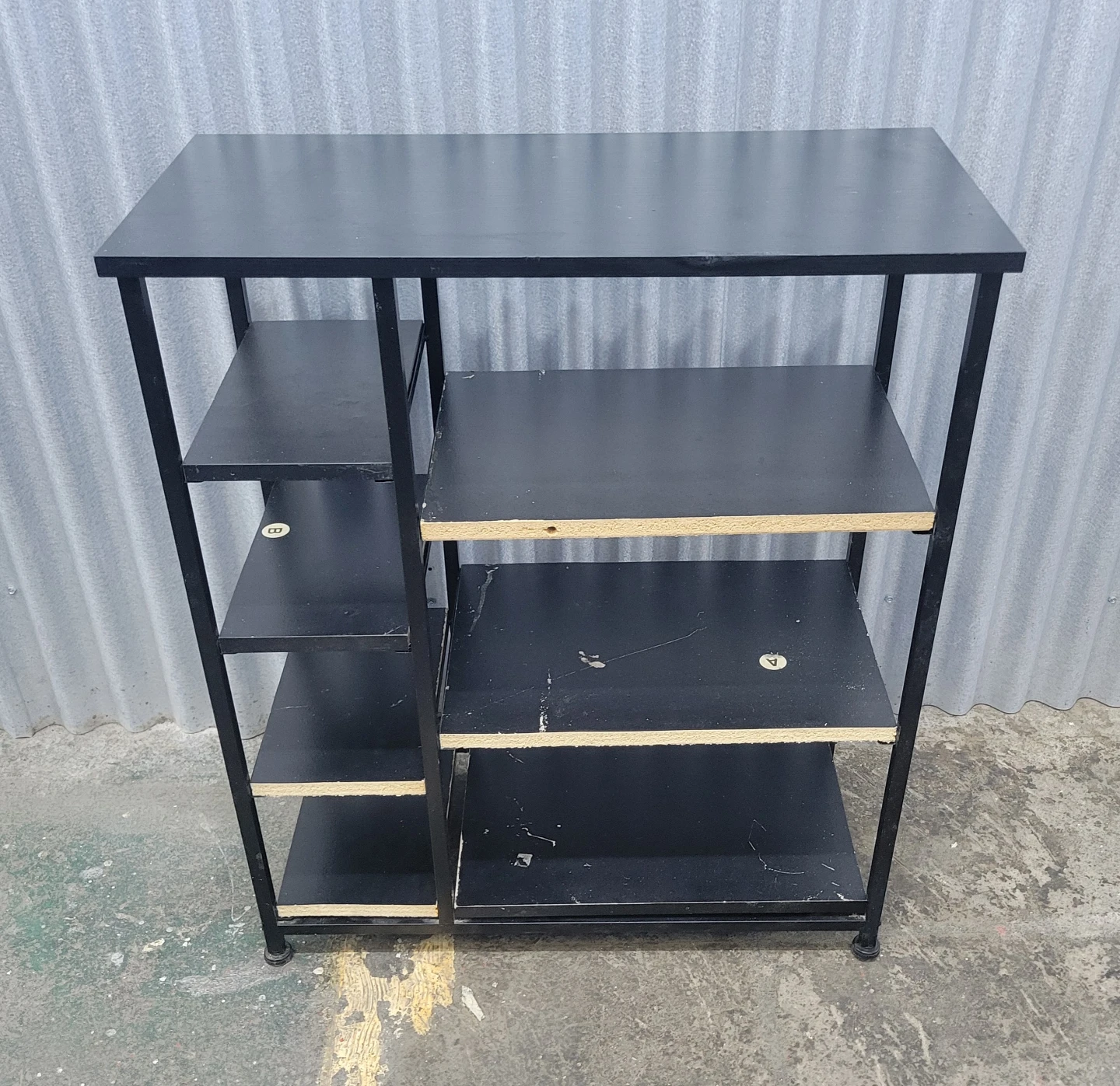 Black Storage Unit
