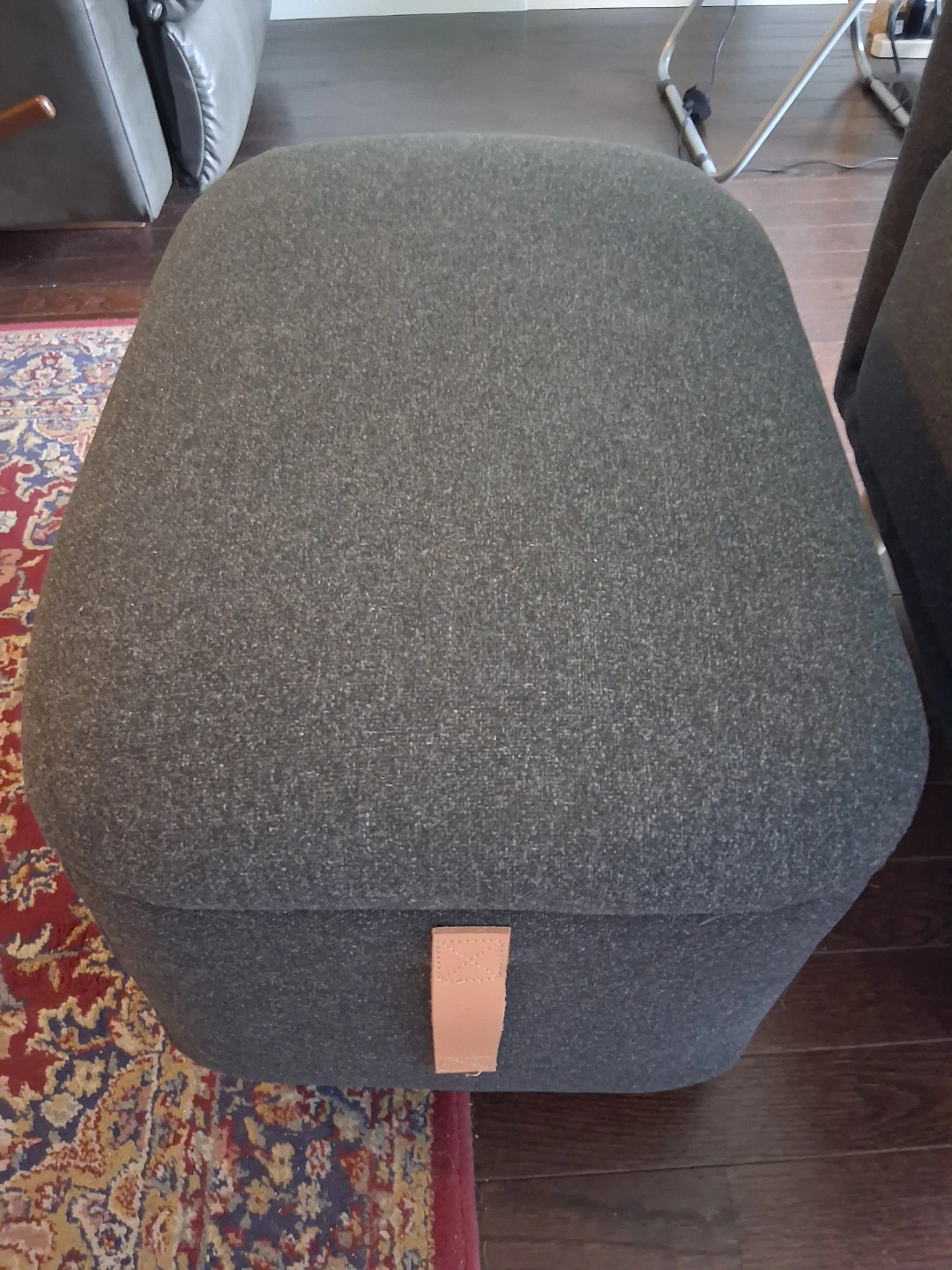 Ikea Oskarshamn Wing Chair w/ Ottoman - photo 3