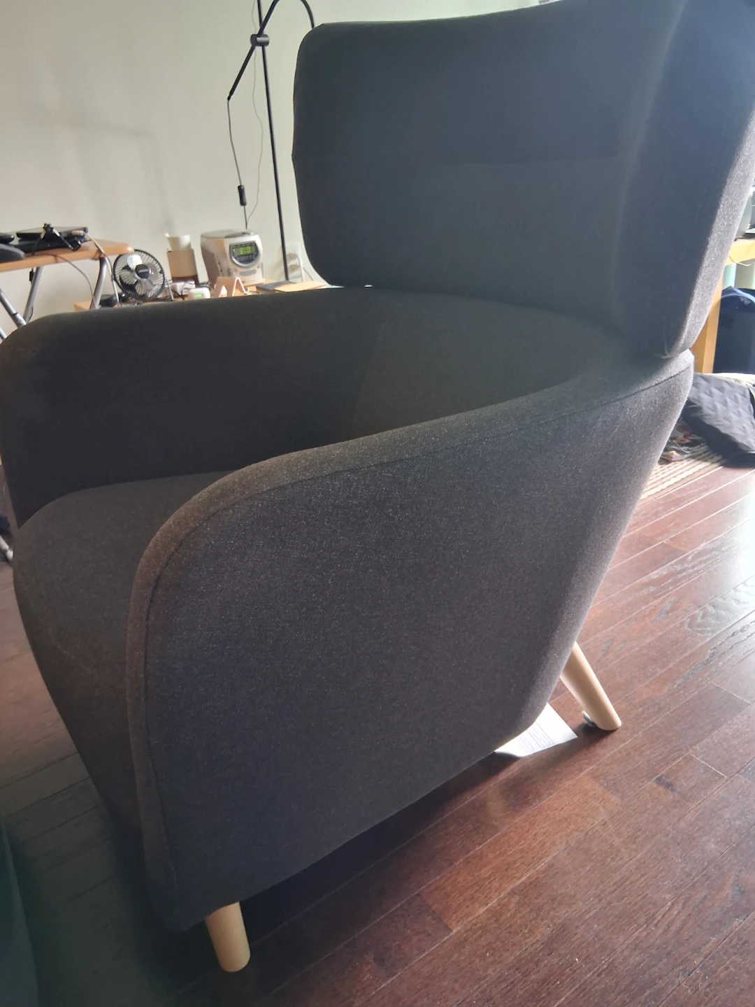 Ikea Oskarshamn Wing Chair w/ Ottoman - photo 4