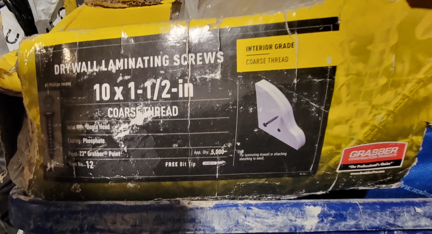 Grabber Drywall Laminating Screws 10 x 1-1/2-in