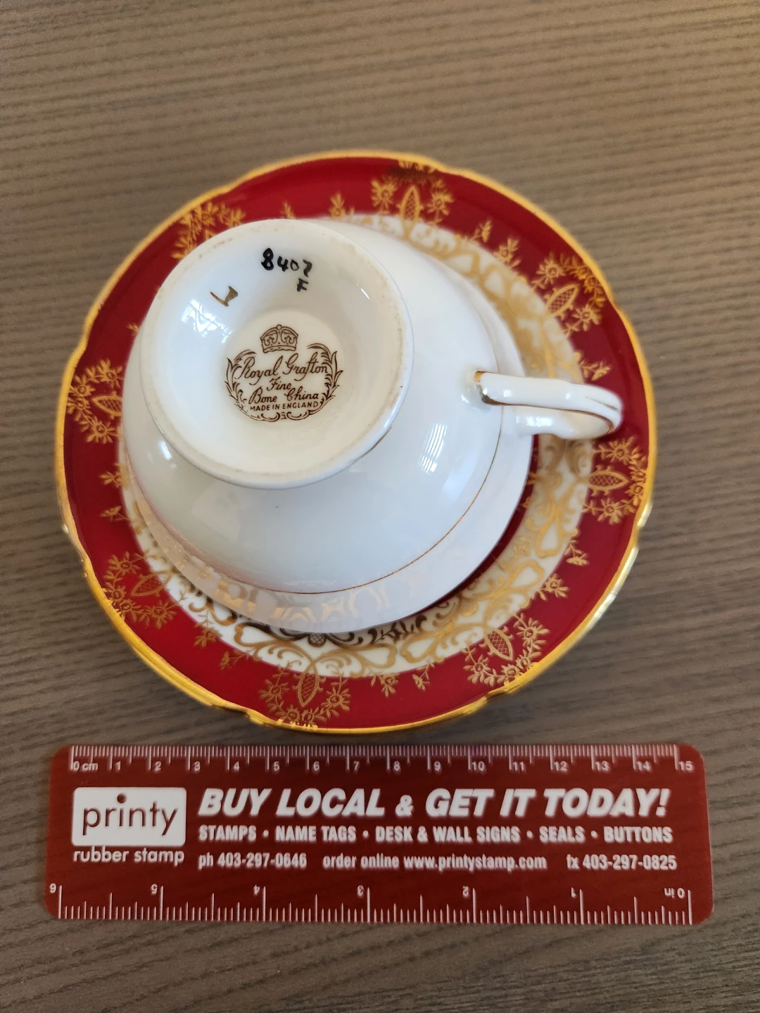 Royal Grafton Fine Bone China Tea Cup and Saucer Set - photo 4