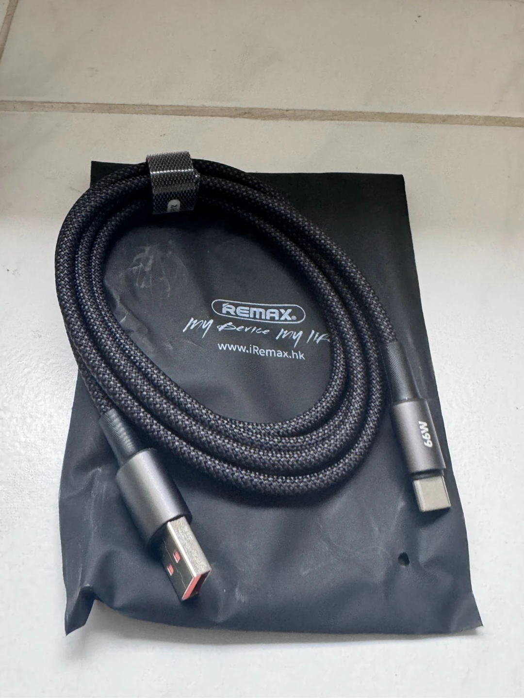 Remax Fonsu 66W Aluminum Alloy Braided Fast Charging Data Cable - photo 3