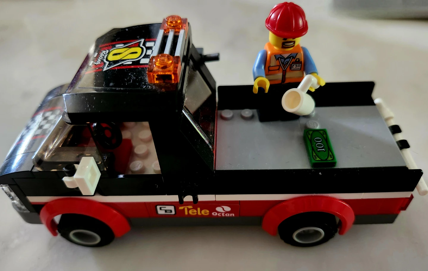 LEGO Racing Truck with Construction Minifigure - photo 2
