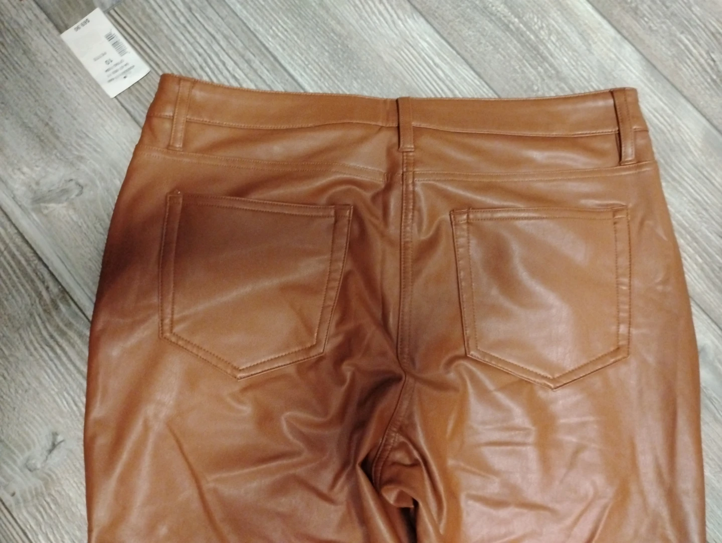 Cleo Petites Faux Leather Pants Size 10 Petite - photo 4