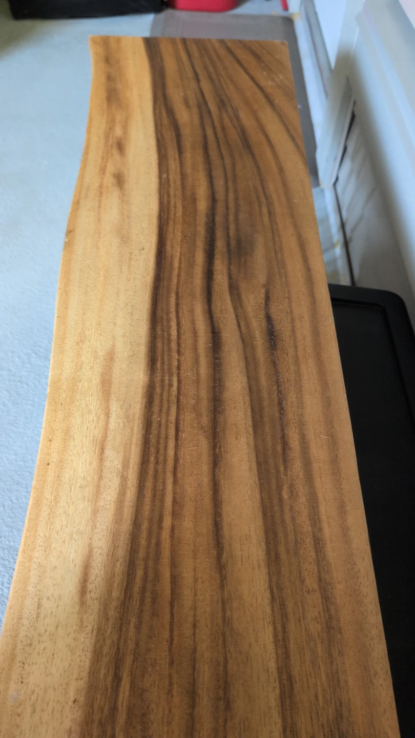 Live Edge Wood Bench with Metal Legs - photo 5
