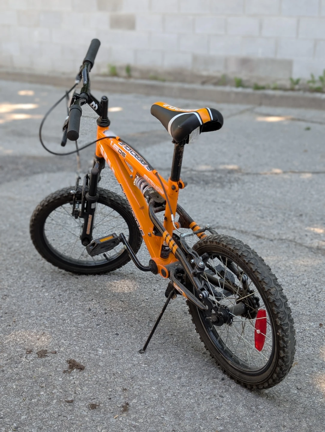 18" Orange Supercycle bike
