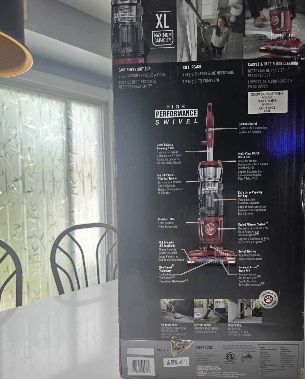 BRAND NEW -Hoover High Performance Swivel XL Vacuum Cleaner - photo 3