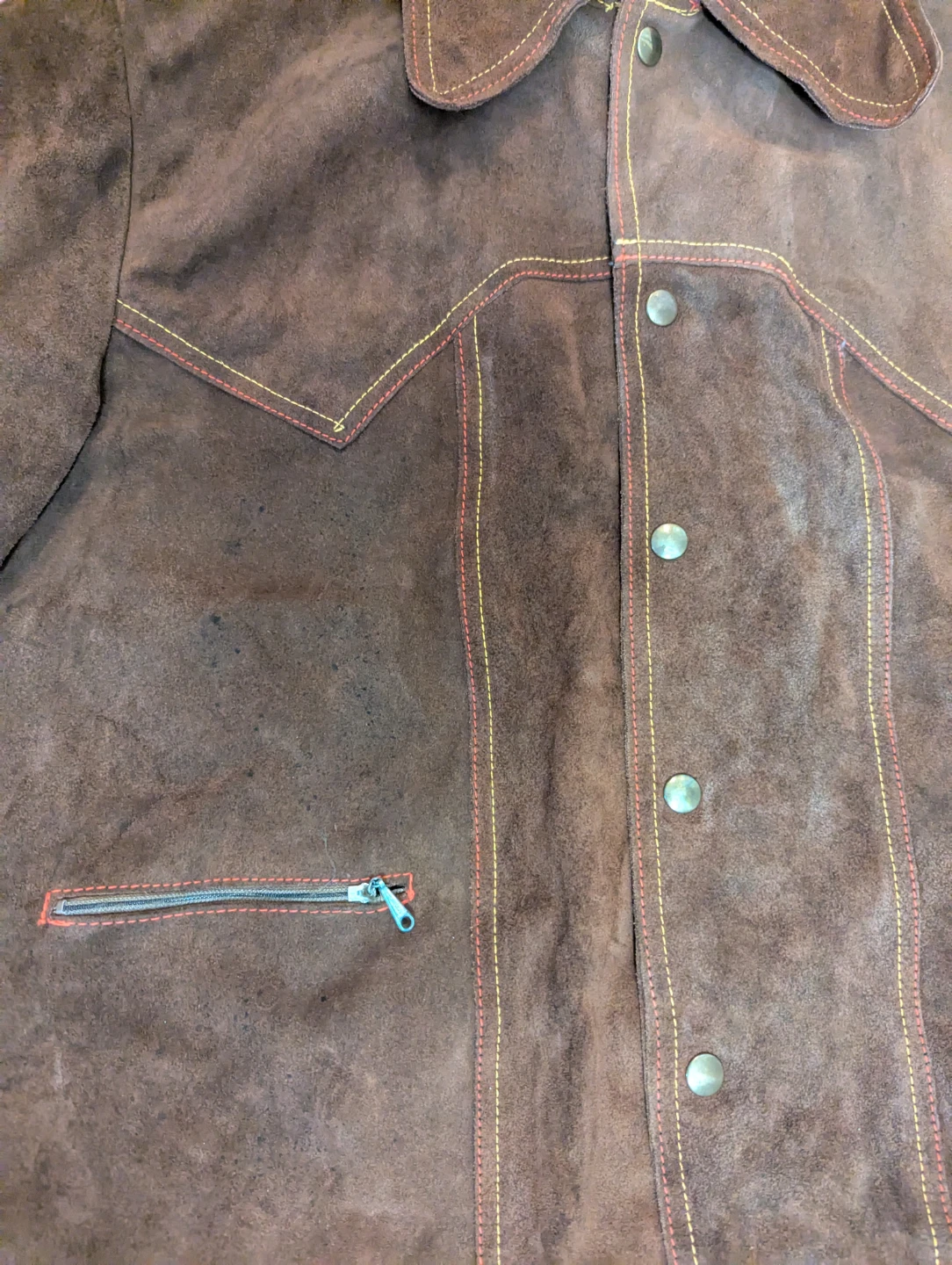 VINTAGE Brill Bros. Golden Thread 46 mens leather jacket - photo 4