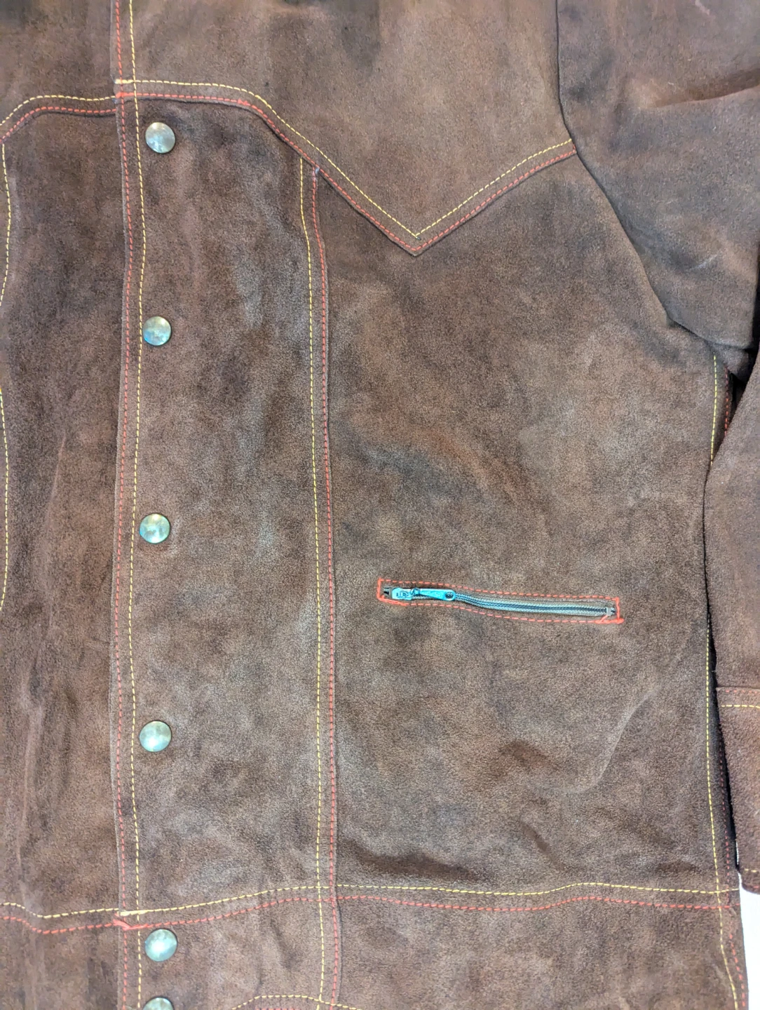 VINTAGE Brill Bros. Golden Thread 46 mens leather jacket - photo 5