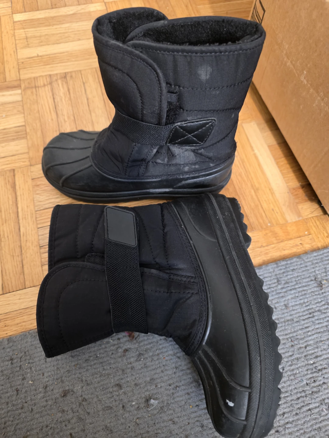 Black Winter Boots for 2 year olds - photo 2