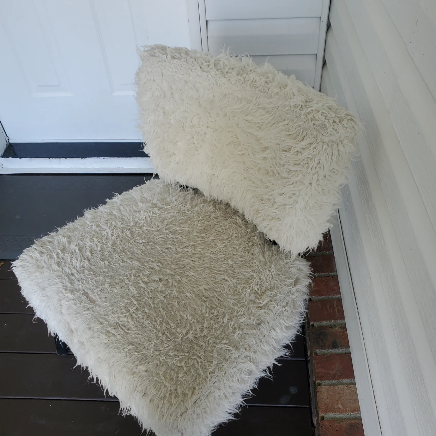Shaggy Faux Fur Accent Chair