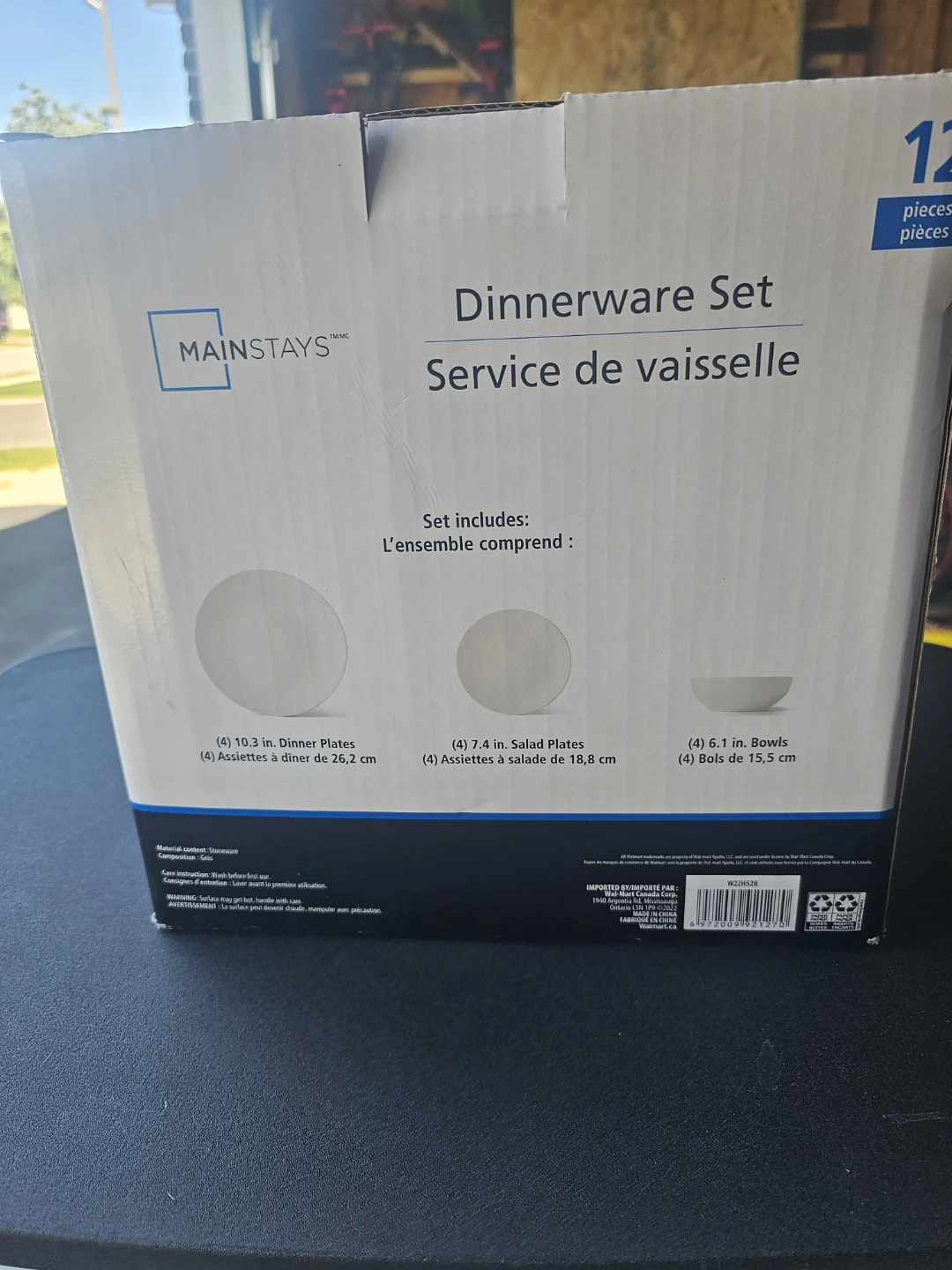 Mainstays Dinnerware Set - Service for 4 - photo 2