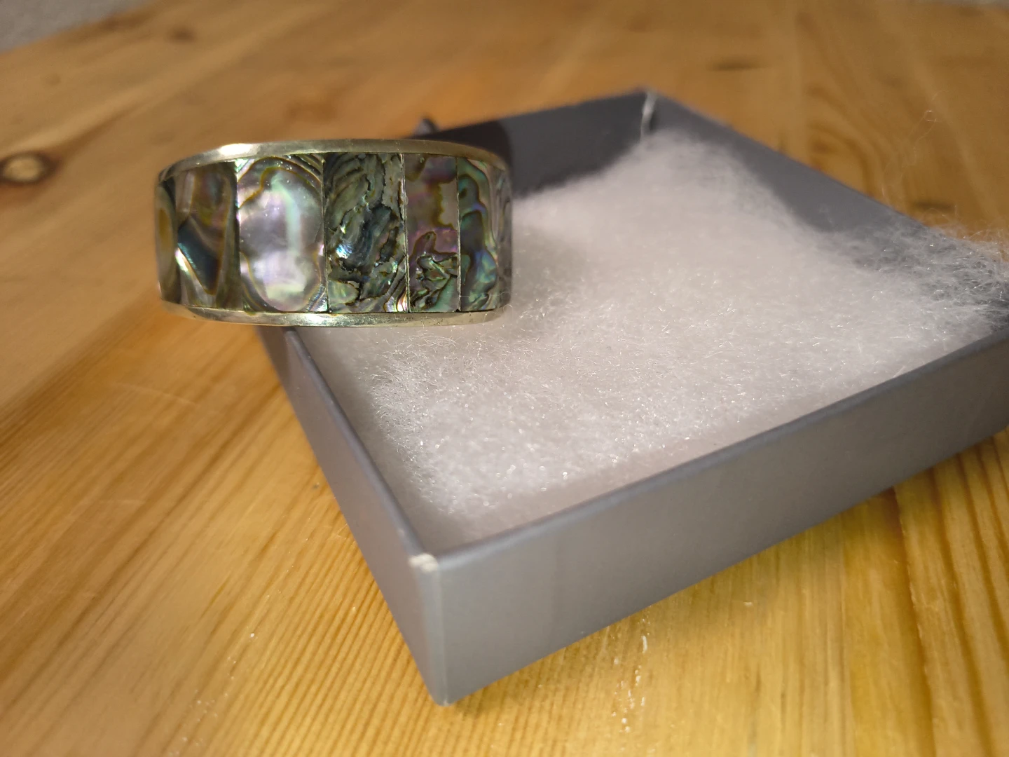 Abalone Inlay Cuff Bracelet - photo 4