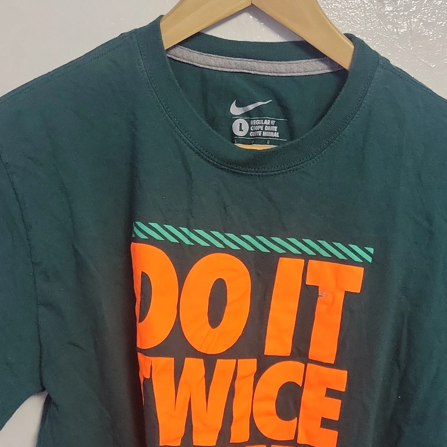 Nike "DO IT TWICE DAILY" T-Shirt - photo 4
