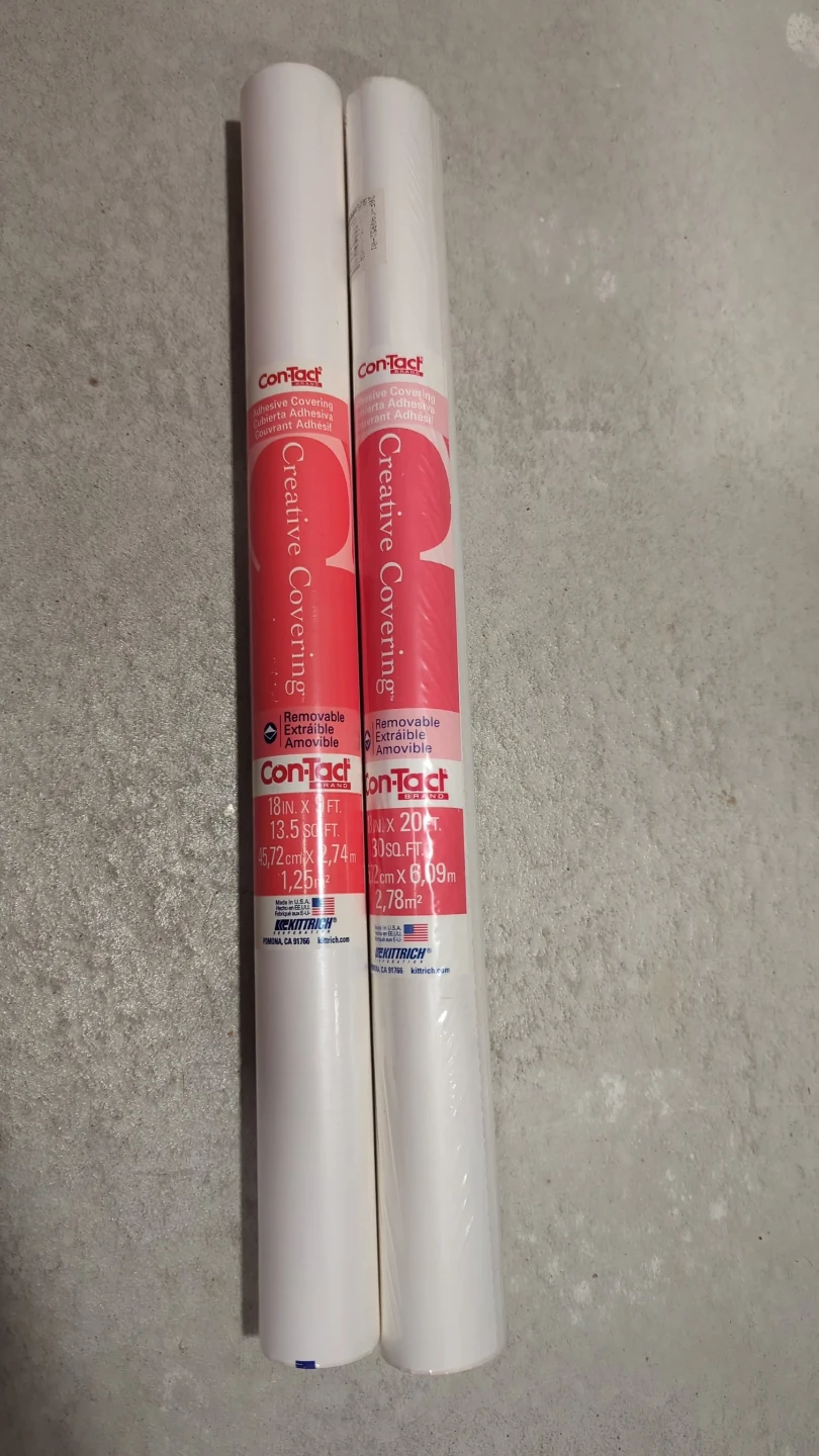 Con-Tact White Kitchen Liners (Creative Covering Rolls)