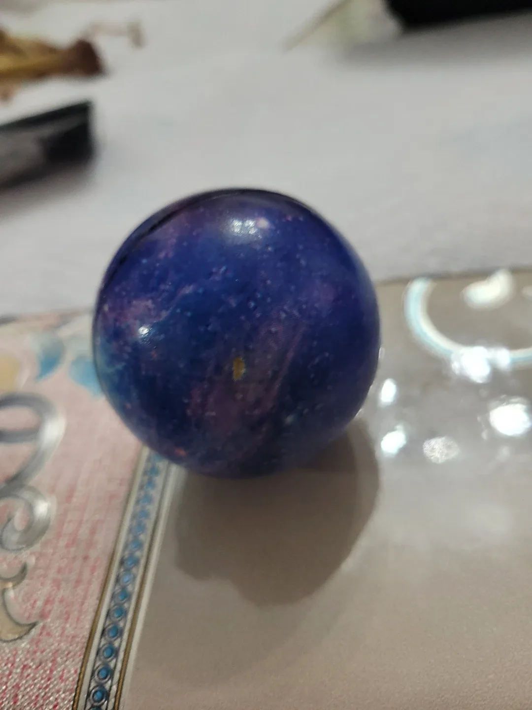 Galaxy balk and pink and blue slime and a brasalet - photo 4