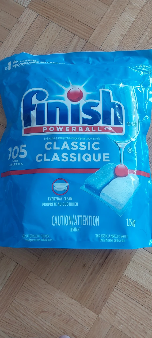 Finish Powerball Classic Dishwasher Detergent Tabs - 105 Count