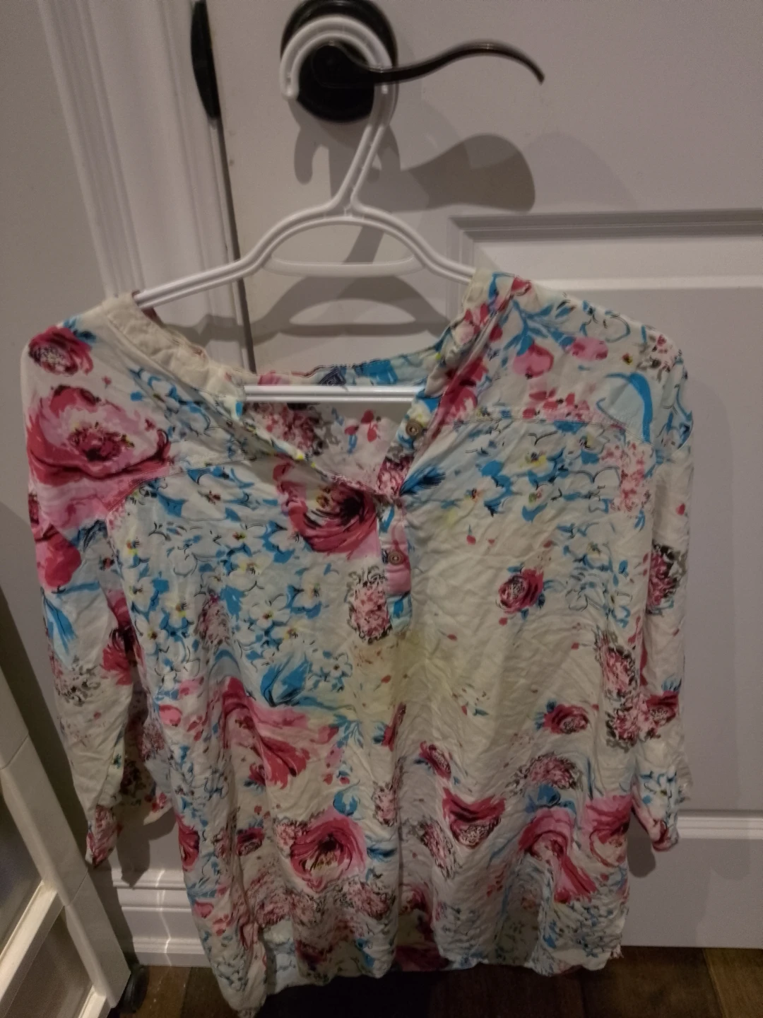 Women's Floral Print Blouse ⚽
